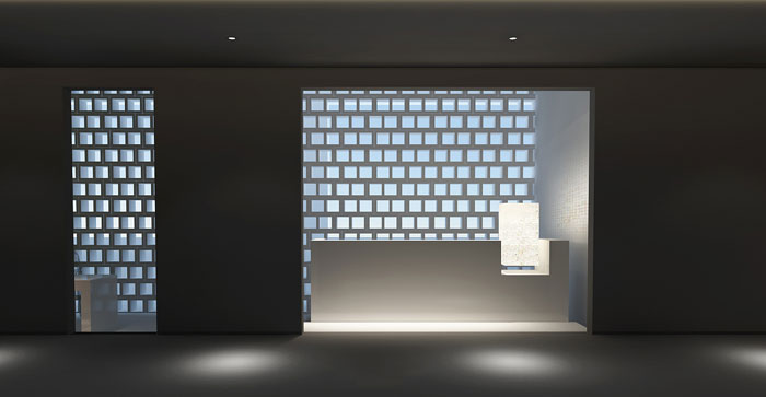 舊辦公樓進(jìn)門區(qū)改造裝修設(shè)計(jì)方案