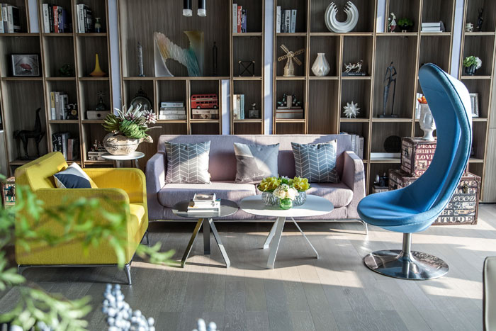 金融科技辦公室閱讀區(qū)裝修設(shè)計(jì)效果圖