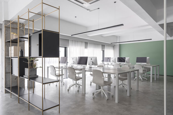 家居公司辦公室辦公區(qū)裝修設(shè)計(jì)效果圖