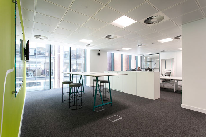 人力資源公司辦公室交流區裝修設計效果圖