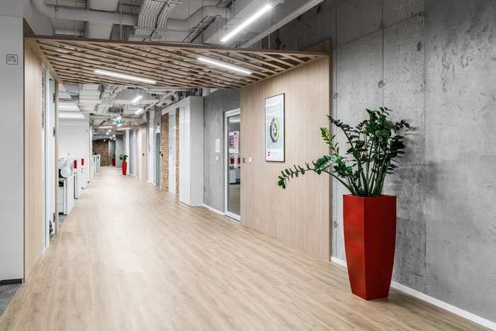 3600平方辦公室過道裝修設(shè)計效果圖