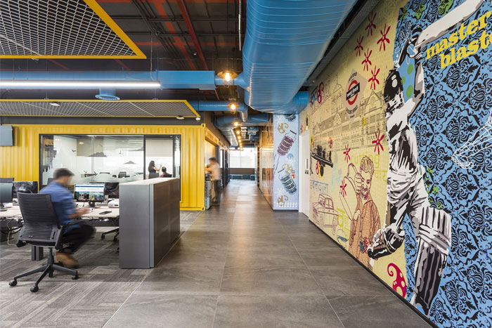 880平方辦公室辦公區裝修設計效果圖