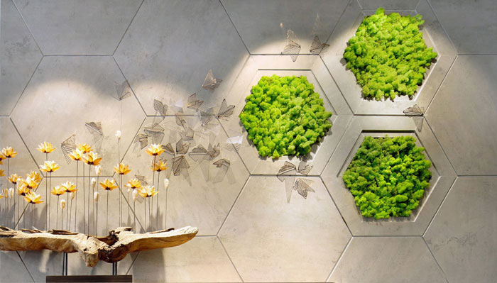 金融控股集團辦公室墻體裝飾裝修設計效果圖