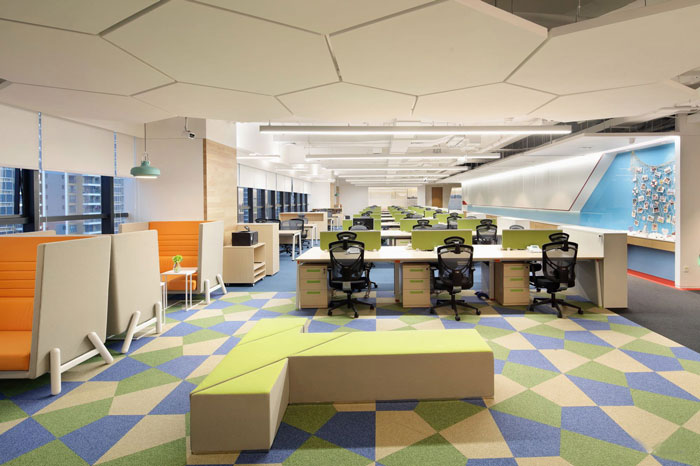 金融控股集團辦公室辦公區裝修設計效果圖