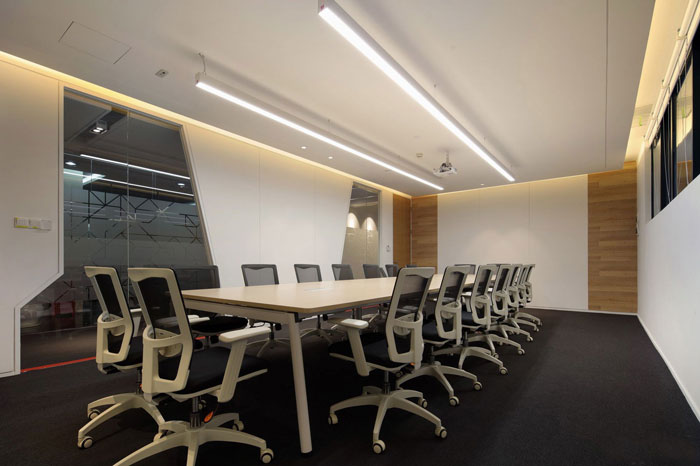 金融控股集團辦公室會議室裝修設計效果圖