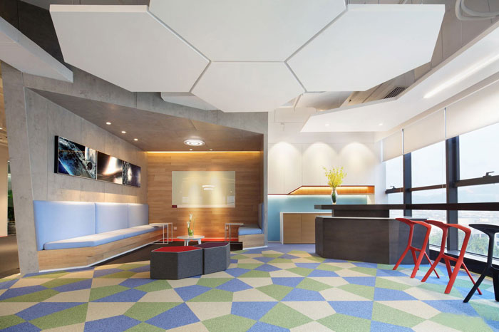 金融控股集團辦公室休息區裝修設計效果圖