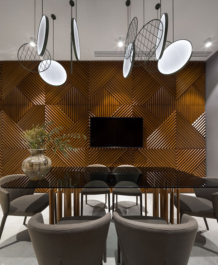 保險公司辦公室交流區細節裝修設計效果圖