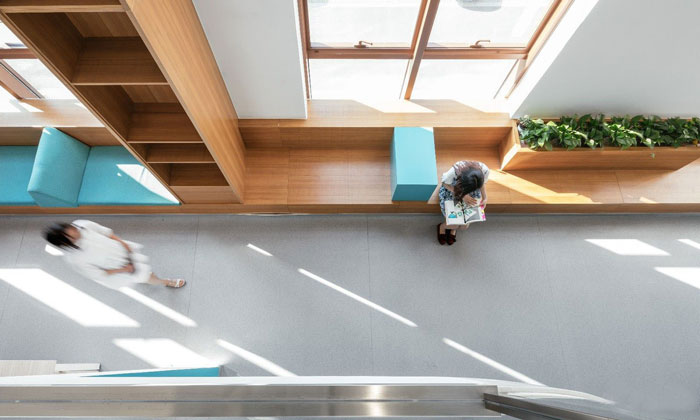 生物科技公司辦公室休息區細節裝修設計效果圖