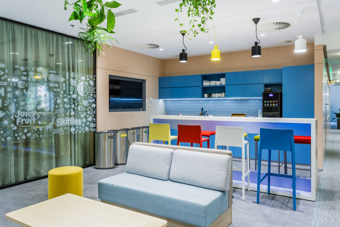 寵物食品公司辦公室茶水間裝修設計效果圖