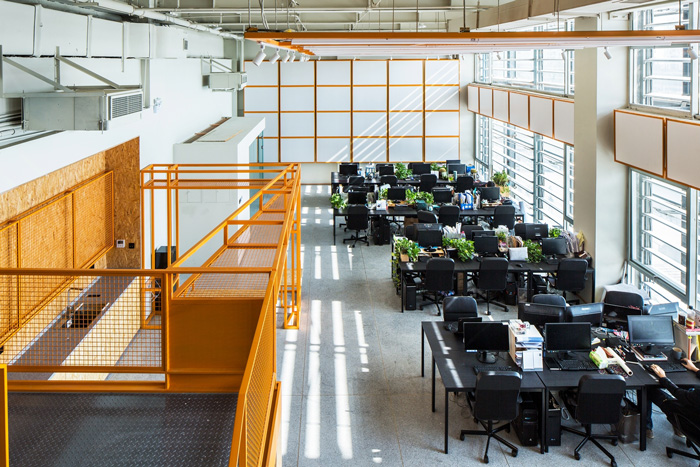 廠家辦公樓辦公區裝修設計效果圖