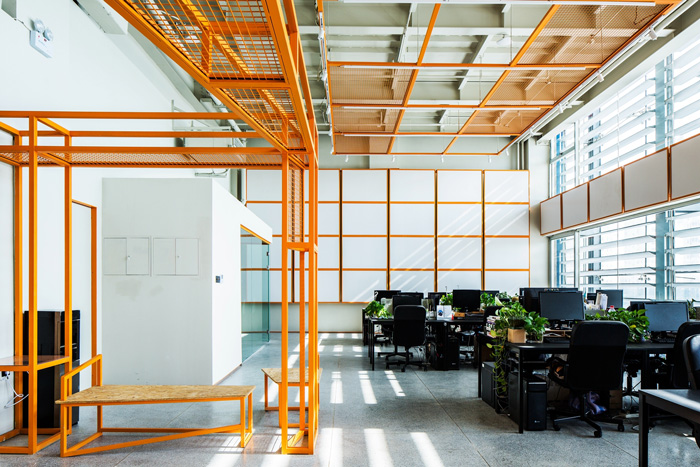 廠家辦公樓辦公區裝修設計效果圖