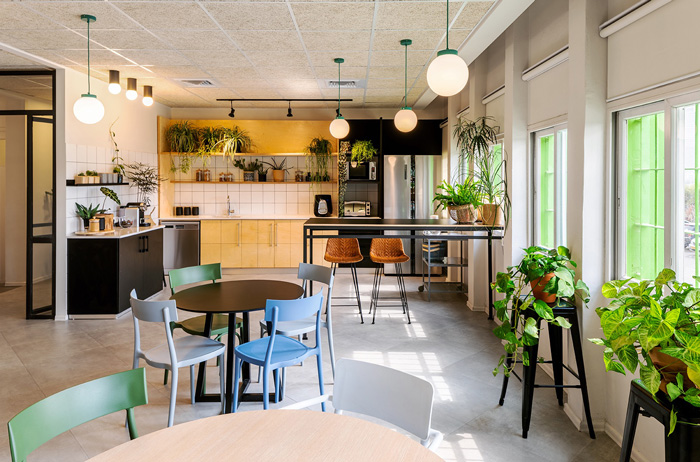 網絡辦公室茶水間裝修設計效果圖