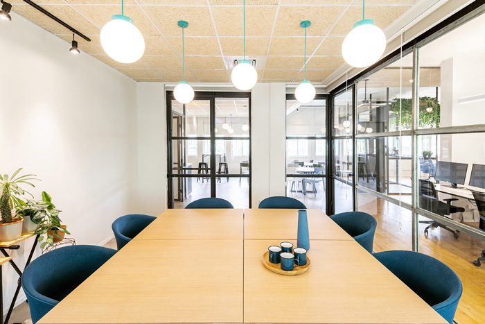 網絡辦公室接待區裝修設計效果圖