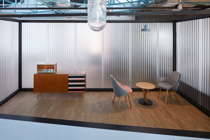 電子商務辦公室接待區裝修效果圖