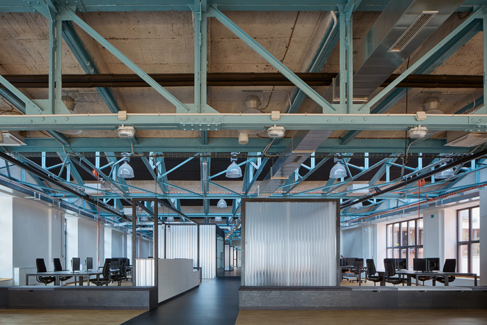 電子商務辦公室辦公區裝修效果圖