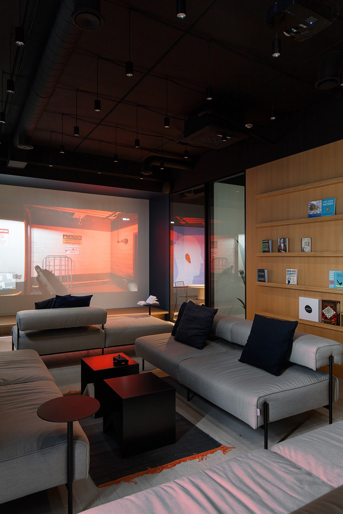 教育公司辦公室休息區裝修設計效果圖