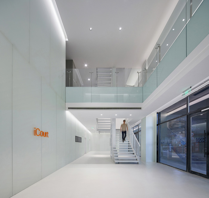 辦公大樓前廳裝修設計效果圖