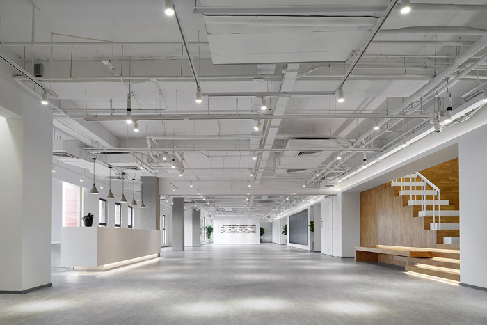 辦公大樓多功能展廳裝修設計效果圖