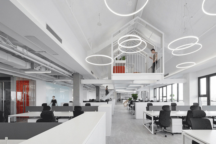 辦公大樓辦公區域裝修設計效果圖