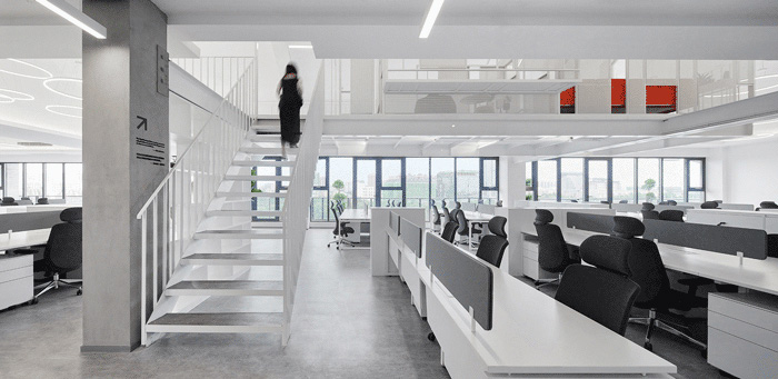 辦公大樓辦公區域裝修設計效果圖