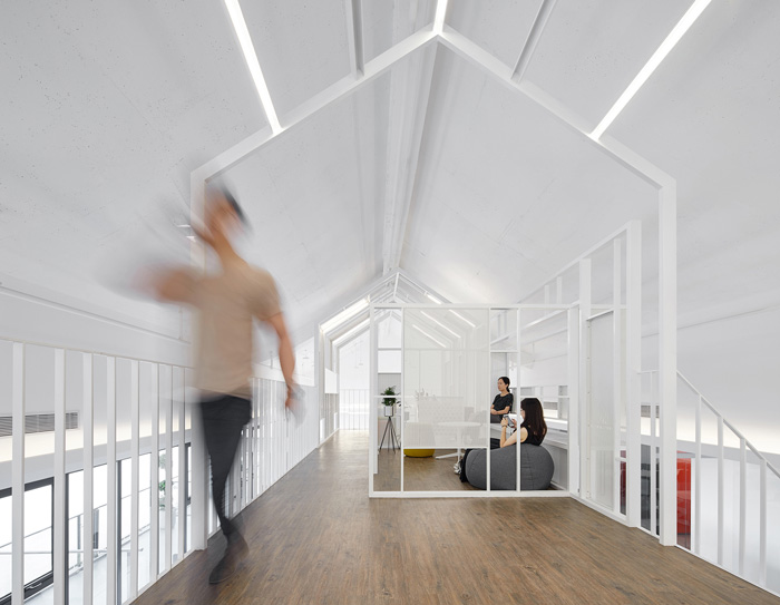 辦公大樓云亭內部裝修設計效果圖