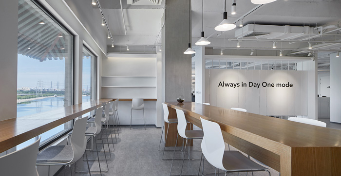 辦公大樓吧臺裝修設計效果圖