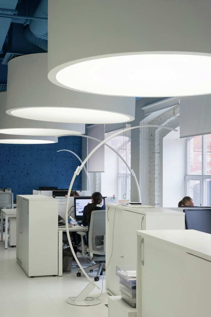 廣告公司辦公室辦公區裝修設計效果圖