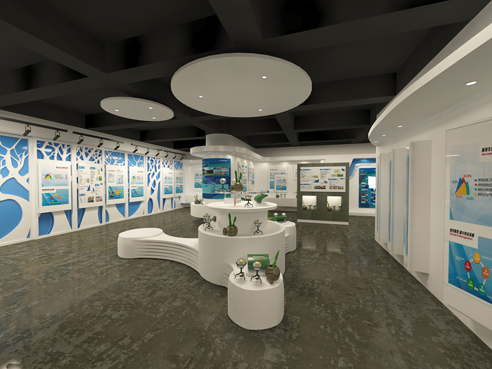 創業園辦公室展廳裝修設計效果圖