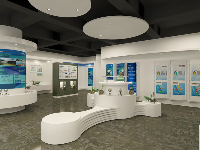 創業園辦公室展廳裝修設計效果圖