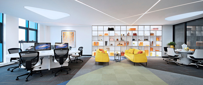 奢侈品公司辦公室過(guò)道裝修設(shè)計(jì)效果圖