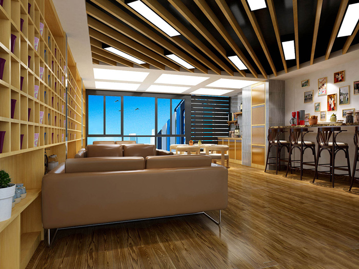 生態(tài)辦公室休息區(qū)裝修設(shè)計(jì)效果圖