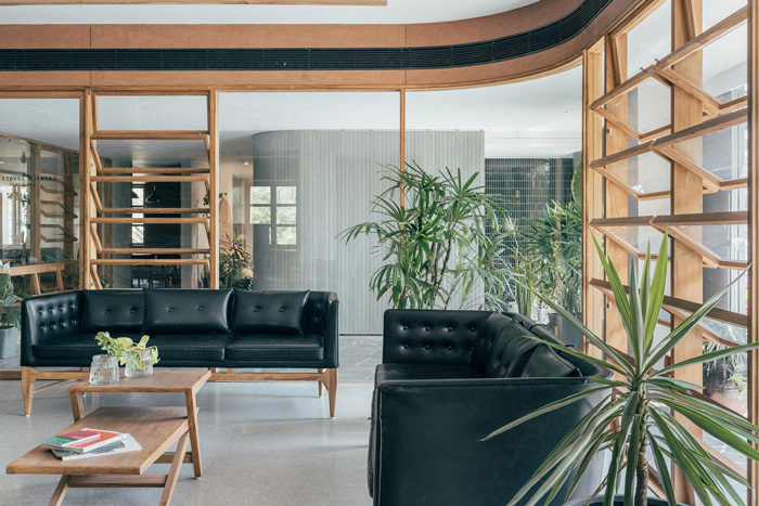 律師事務所接待區裝修設計效果圖