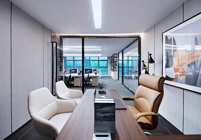 金融機構(gòu)經(jīng)理辦公室設(shè)計方案