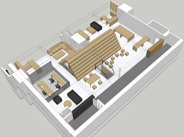 loft辦公室裝修設計平面圖
