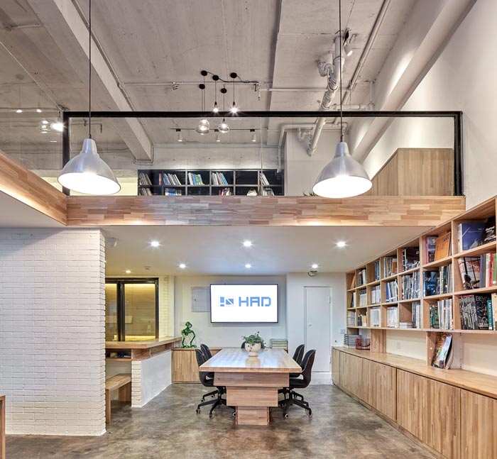 loft辦公室會議室裝修設計效果圖