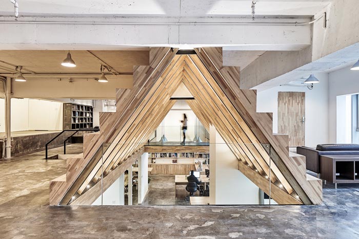 loft辦公室二樓裝修設計效果圖