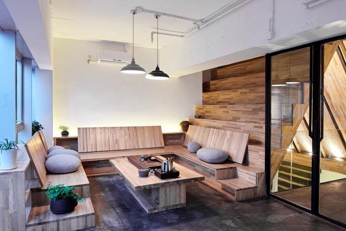 loft總經理辦公室裝修設計效果圖