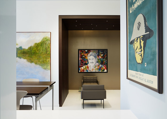 財務管理公司接待區裝修設計效果圖