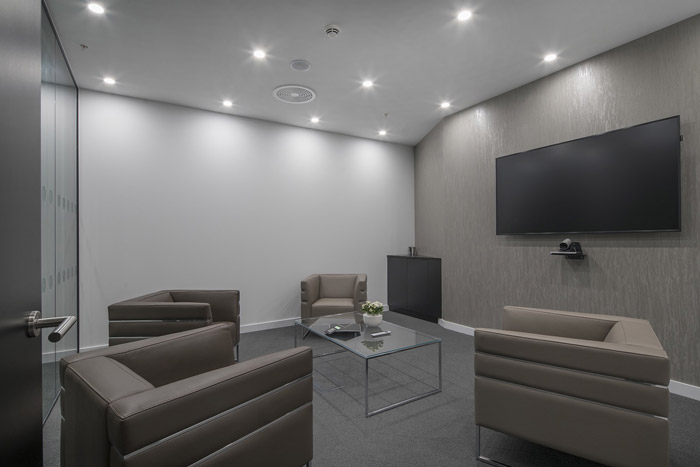 代理記賬公司洽談室裝修設(shè)計(jì)效果圖