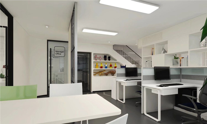 玩具公司辦公區裝修設計效果圖