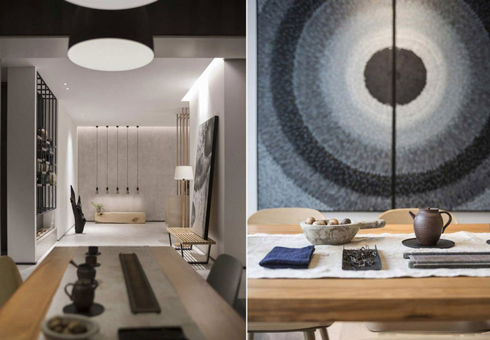 新中式辦公室細節(jié)設計效果圖