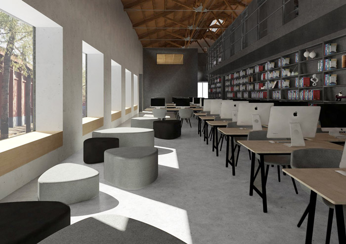 廠房改造辦公區裝修設計效果圖