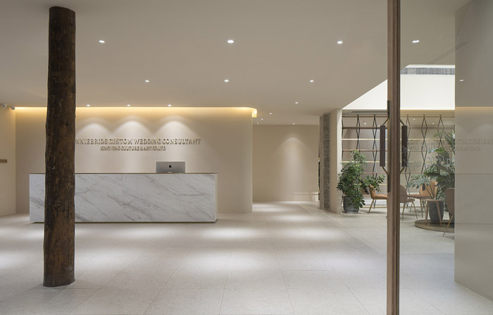 婚禮策劃公司前臺(tái)裝修設(shè)計(jì)效果圖