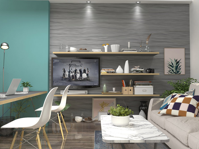 廠房辦公室辦公區設計效果圖