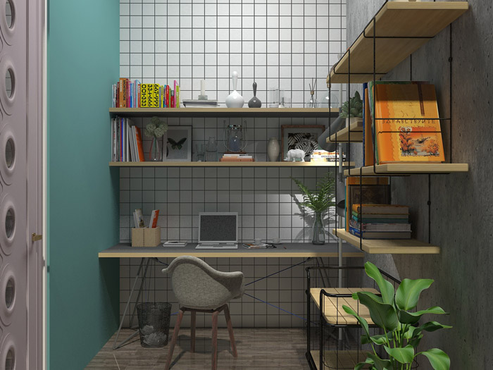 廠房辦公室獨立辦公區設計效果圖