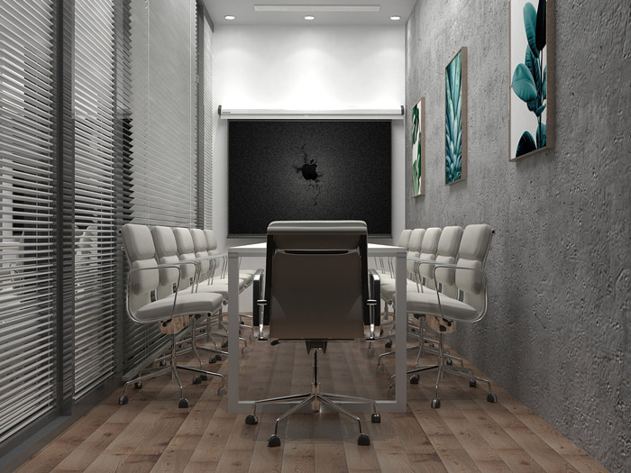 廠房辦公室會議室設計效果圖