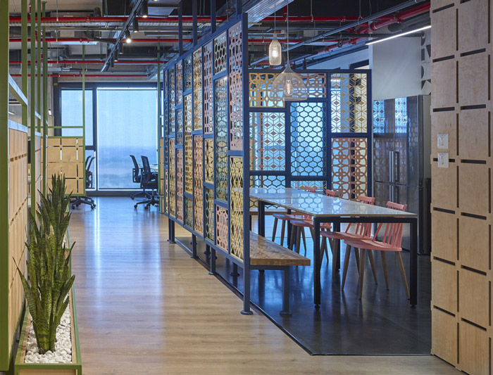 營養科技公司辦公室會議區設計效果圖