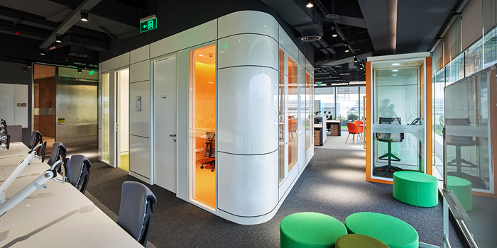 園區辦公樓動線裝修設計效果圖