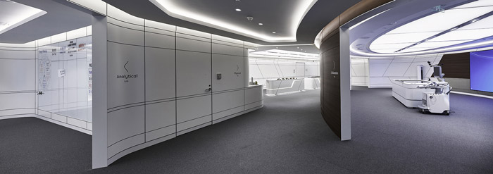 園區辦公樓展廳裝修設計效果圖