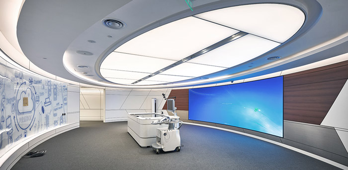 園區辦公樓展廳裝修設計效果圖